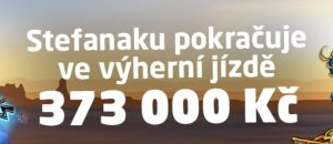 Stefanaku trefil 373 000 Kč