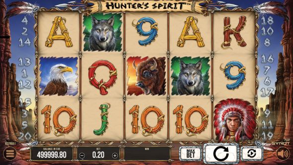 Symboly herního slotu Hunter's Spirit