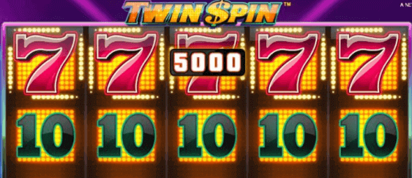 Výhra na automatu Twin Spin