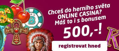 500,- v SYNOTtip casinu