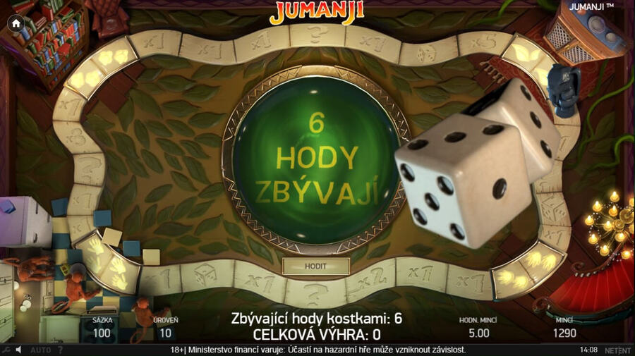 Zahrajte si automat Jumanji