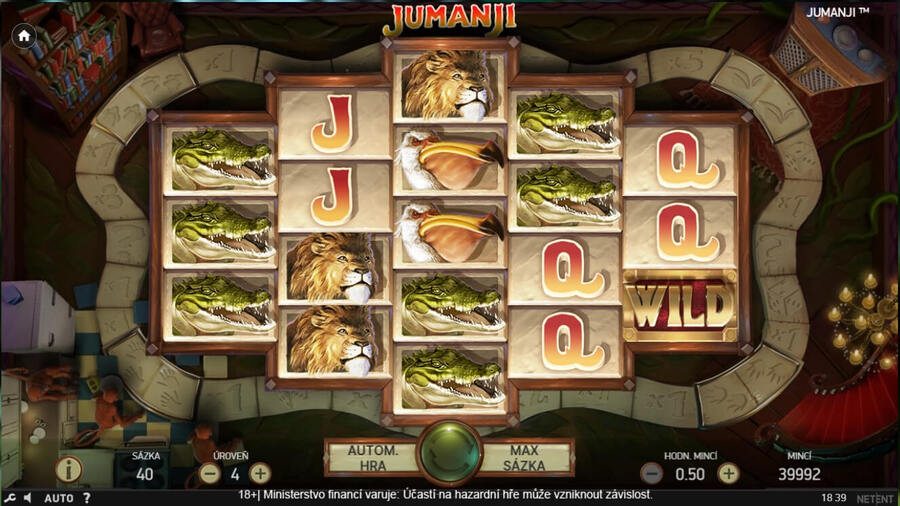 Výherní automat Jumanji od NetEnt