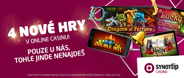 Nové hry v online casinu SYNOTtip