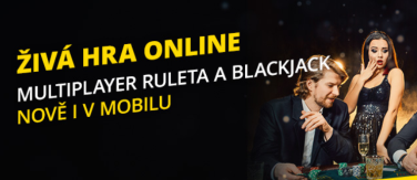 Živá ruleta a blackjack na mobilu ve Fortuna Vegas