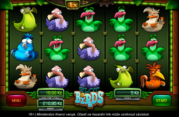 Hrací automat Slot Birds v online casinu Fortuna