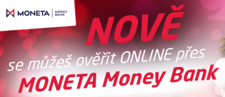 Ověř svůj SYNOT TIP účet přes MONETA Money Bank