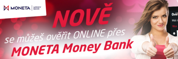 Ověř svůj SYNOT TIP účet přes MONETA Money Bank