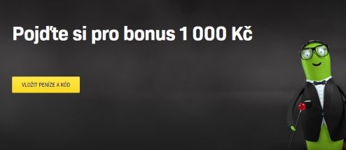 Pojďte si pro bonus 1 000 Kč do Sazky