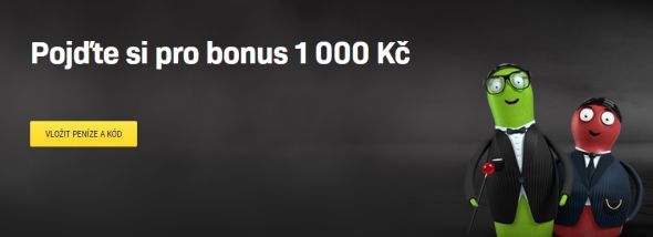 Pojďte si pro bonus 1 000 Kč do Sazky