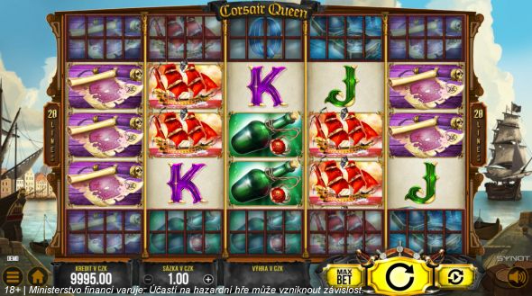 Corsair Queen - recenze online hracího automatu