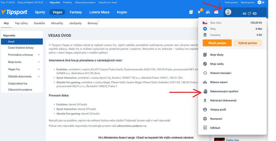 Jak si dát pauzu od hraní v&nbsp;online casinu