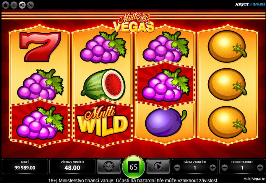 Multi Vegas 81 wild symbol