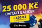 Online casino Fortuna - 400 Kč za ověření účtu a bonus 25 000 Kč
