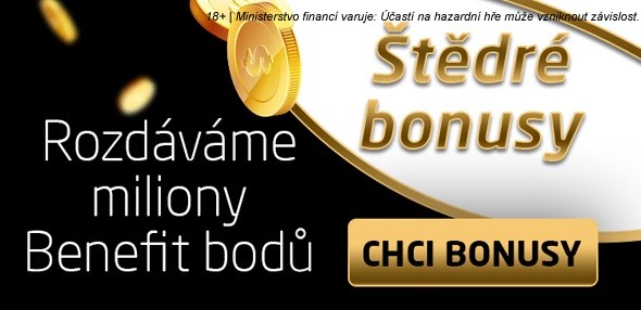 štědré benefity pro hráče