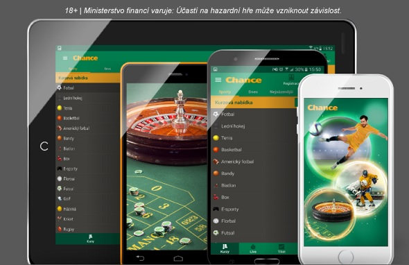 Mobilní casino Chance Vegas plné her zdarma