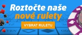 Nové rulety u Tipsportu a Chance