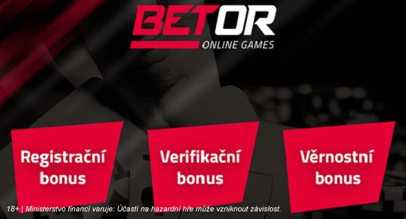 Bonusy v online casinu Betor