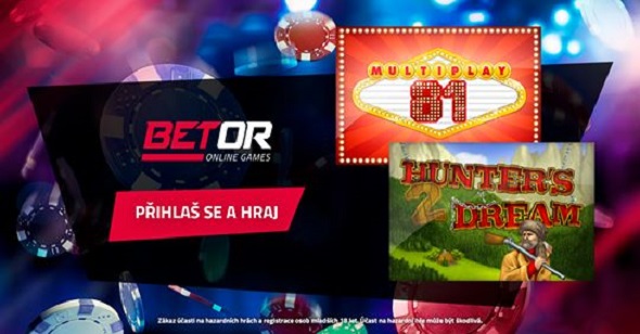 Registruj se do online casina Betor s automaty e-gaming zdarma