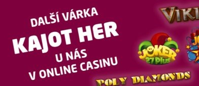 Nové hry u SYNOT TIP casina