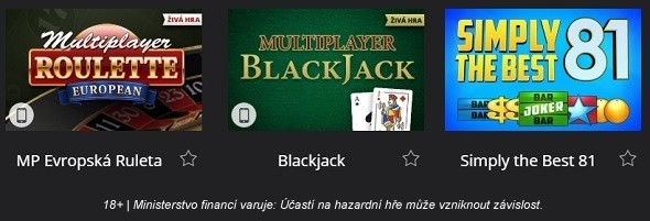 Top casino hry z pohledu hráčského zájmu u Fortuny