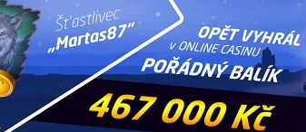 Další vysoká výhra na automatu v online casinu SYNOT TIP