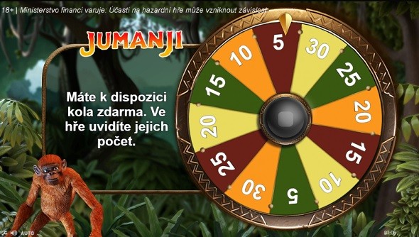 Volná zatočení na automatu Jumanji