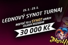 Lednový Synot turnaj rozdá 30.000 Kč