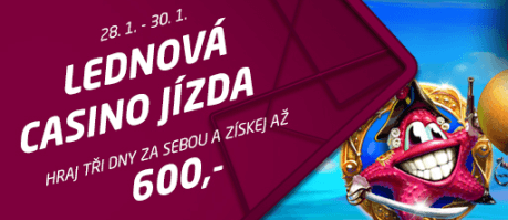 CASINO jízda o 600 u SYNOT TIPu