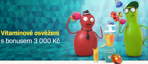 vitamínový bonus v online casinu Sazka Hry