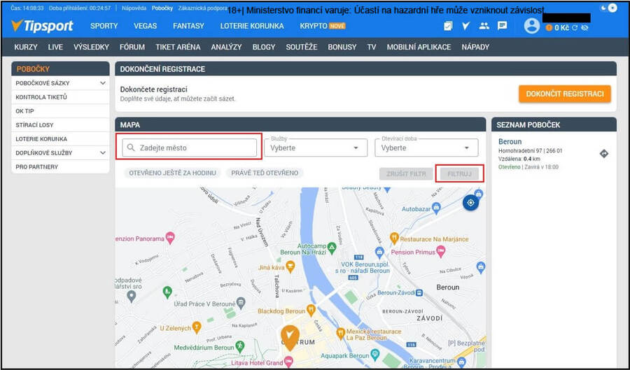 Tipsport ověření totožnosti