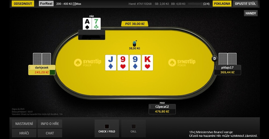 Zahrát si můžete i Cash Game poker Zahrát si můžete i Cash Game poker
