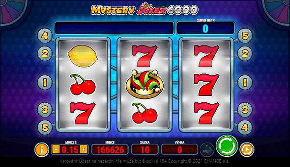 Online automat Mystery Joker 6000 v online casinu Chance Vegas
