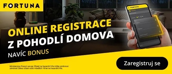 Online registrace u Fortuny s bonusem zdarma