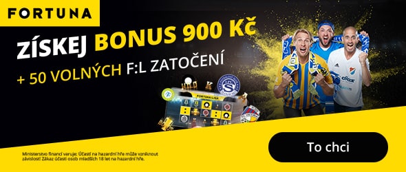 Fortuna naděluje - 50 free spiny a 900 Kč pro nové hráče