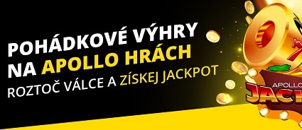 Apollo jackpoty u Fortuny už rozdaly miliony