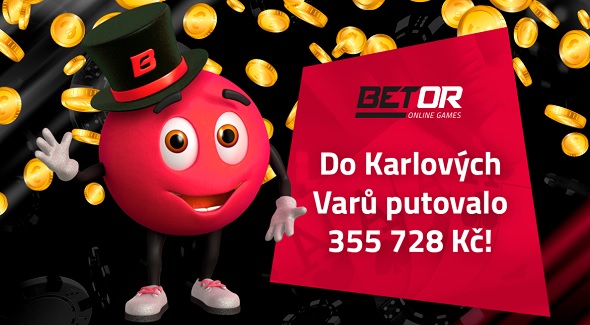 Vysoká výhra v online casinu Betor