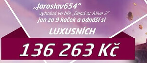 Luxusní výhra za pouhých 9 kaček v SYNOT TIP casinu