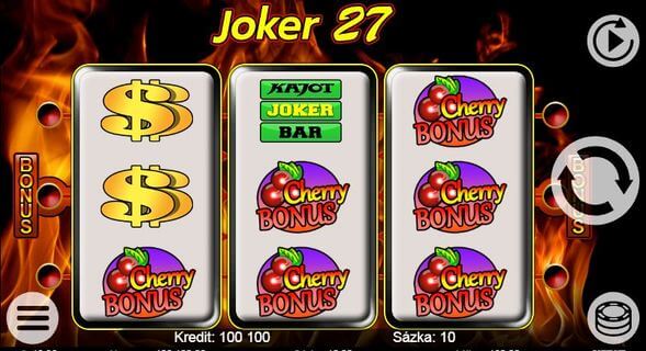 Joker 27 - Kajot automat s vysokou návratností