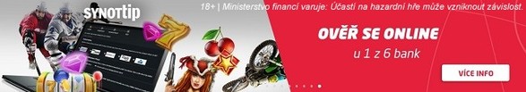 Ověření online přes banku u SYNOT TIPu