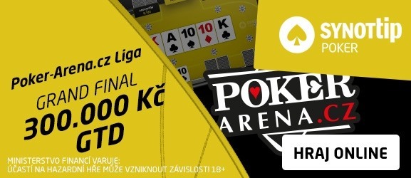 Grand final o 300 000 Kč u Synot pokeru