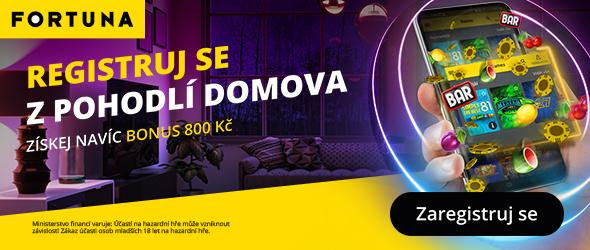 Casino Fortuna - registrace z mobilu a peníze zdarma