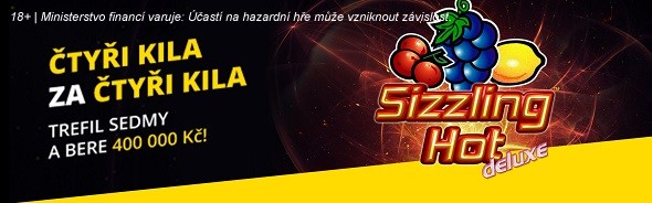 Velká výhra na automatu Sizzling Hot Deluxe