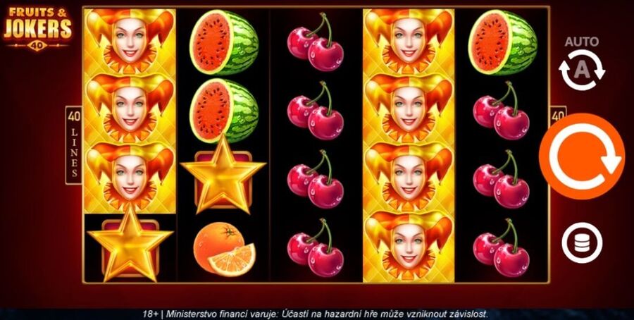 Fruits and Jokers: 40 Lines