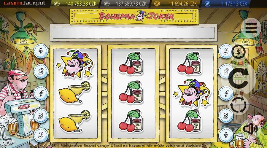 Automat Bohemia Joker v&nbsp;online casinu Chance Vegas