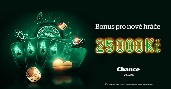 Vyzvedněte si u Chance bonus až 25 000 Kč