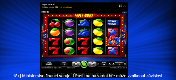 Hrací automat Super Joker 40