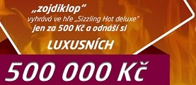 Luxusní výhra ve hře Sizzling Hot deluxe