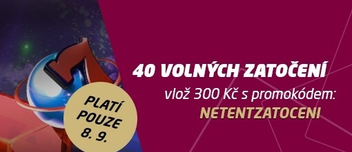 40 free spinů v SYNOT TIP casinu