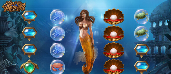 Automat Secrets of Atlantis v online casinu Sazka Hry