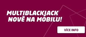 SYNOT TIP Multiblackjack nově také na mobilu